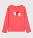 Tee-shirt manches longues en coton enfant fille