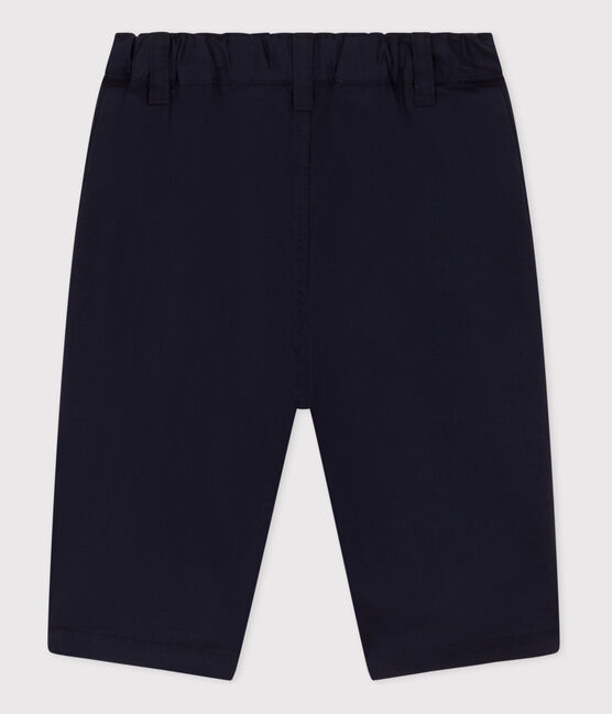 Pantalon bébé en serge craquante bleu SMOKING
