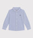 Chemise à rayures enfant garçon