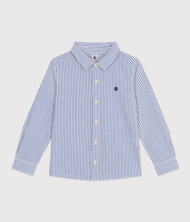 Chemise &agrave; rayures enfant gar&ccedil;on GAULOISE/ MARSHMALLOW
