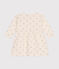 Robe en tubique imprimé étoile bébé beige AVALANCHE/ ARGENT