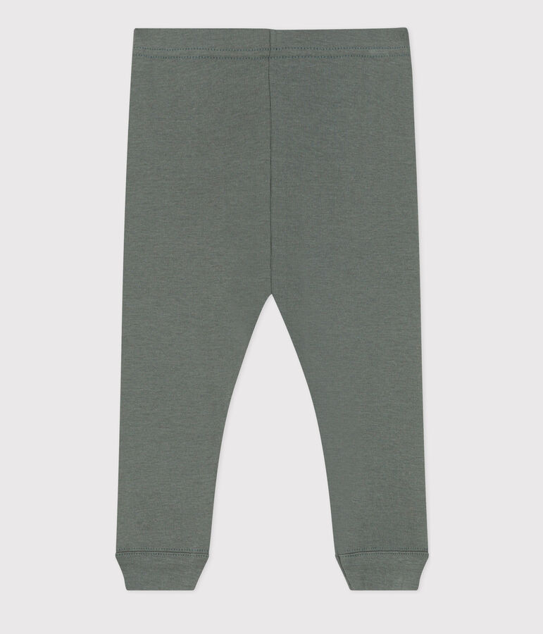 Legging en coton b&eacute;b&eacute; vert