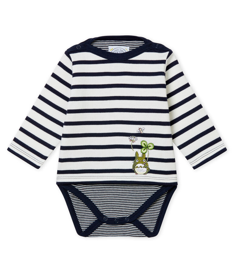 Marin&egrave;re iconique Totoro b&eacute;b&eacute; gar&ccedil;on blanc/bleu