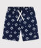 Short de bain recyclé imprimé enfant garçon bleu MEDIEVAL/ AVALANCHE