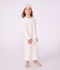 Chemise de nuit d&eacute;guisement princesse et diad&egrave;me enfant en coton blanc/multicouleur
