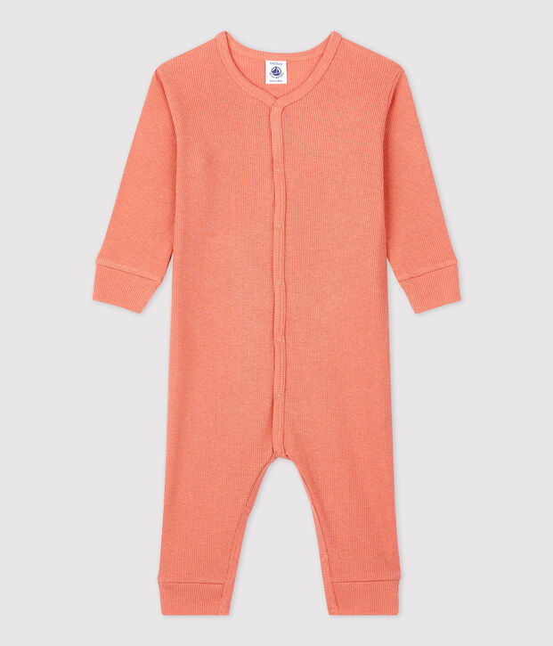 Dors-bien b&eacute;b&eacute; sans pieds en coton et Lyocell rose