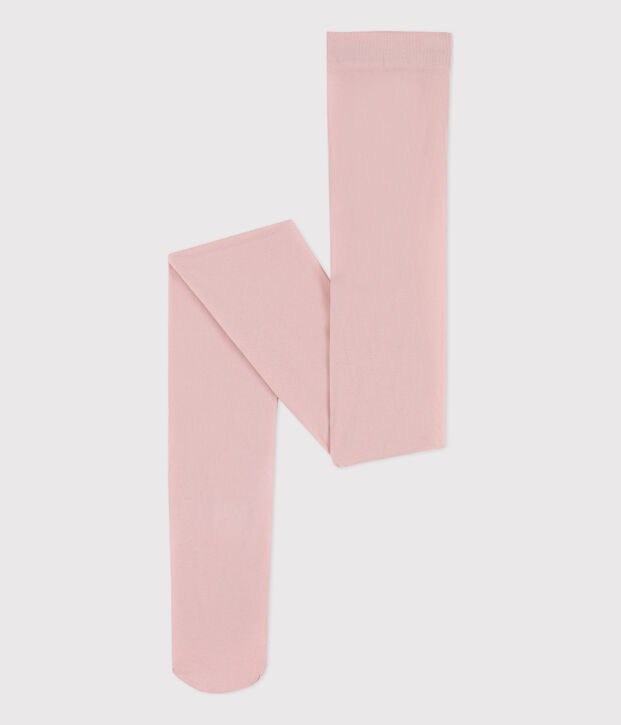 Collant en microfibre enfant fille rose
