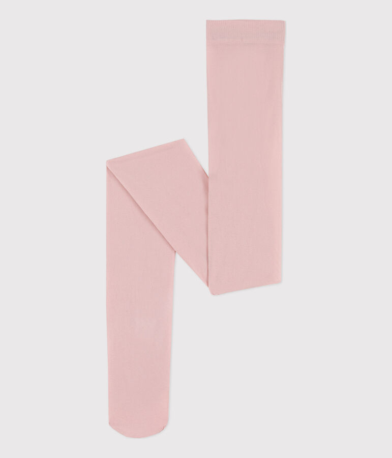 Collant en microfibre enfant fille rose