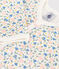 Dors-bien fleurs en tubique blanc MARSHMALLOW/blanc MULTICO