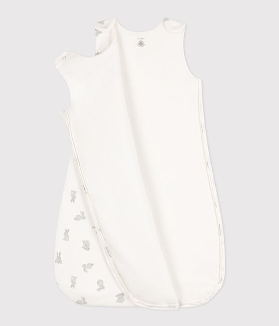 Gigoteuse lapins en coton TOG 2 blanc MARSHMALLOW/gris GRIS