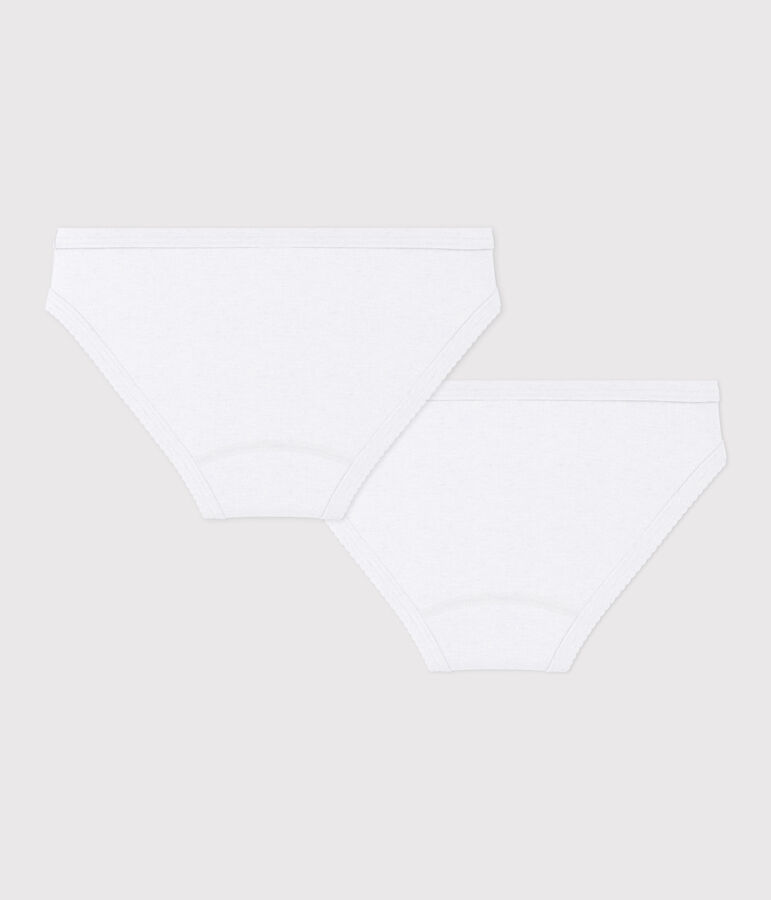 Lot de 2 culottes blanches petite fille variante 1