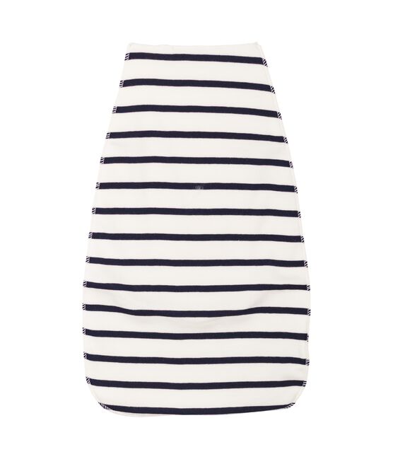 Lange de dos bébé mixte blanc MARSHMALLOW/bleu SMOKING CN
