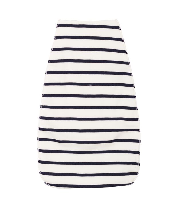 Lange de dos b&eacute;b&eacute; mixte blanc/bleu