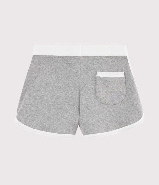 Short de sport enfant fille gris SUBWAY CHINE