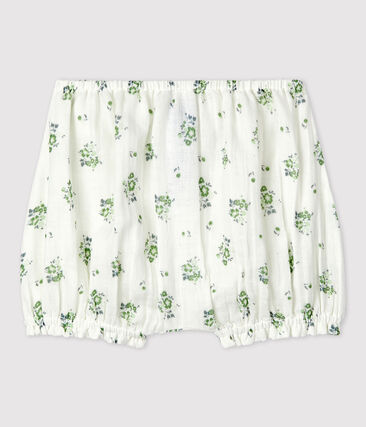 PETIT BATEAU - Culotte bloomer en gaze de coton bio bébé