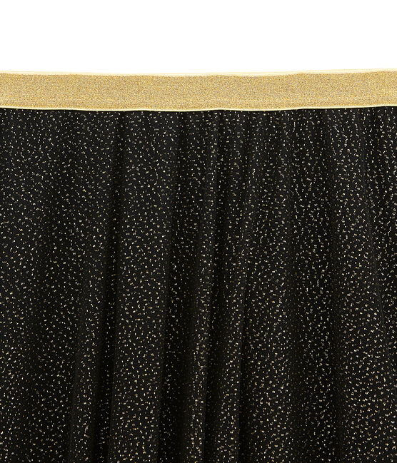 Jupe femme en tulle noir NOIR/jaune DORE