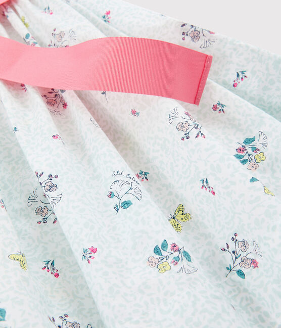 Robe enfant fille blanc MARSHMALLOW/blanc MULTICO