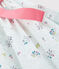 Robe enfant fille blanc MARSHMALLOW/blanc MULTICO