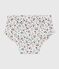 Culotte de bain bébé à volants, imprimée à fleurs blanc MARSHMALLOW/blanc MULTICO