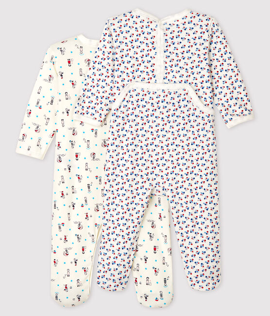 Lot de 2 dors-bien bébé fille en côte variante 1