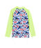 Tee shirt anti-UV UPF 50+ écoresponsable enfant garçon blanc MARSHMALLOW/blanc MULTICO