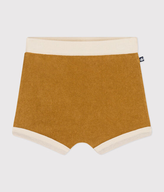Short en bouclette éponge bébé jaune ISTRE