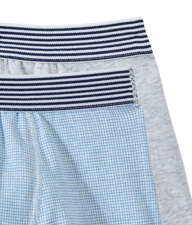 Lot de 2 boxers gar&ccedil;on blanc