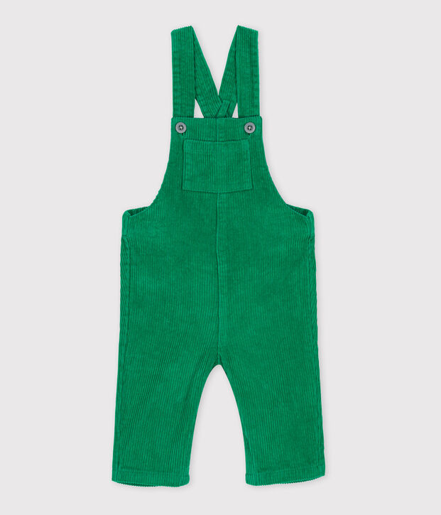 Salopette b&eacute;b&eacute; longue en velours grosses c&ocirc;tes MATCHA