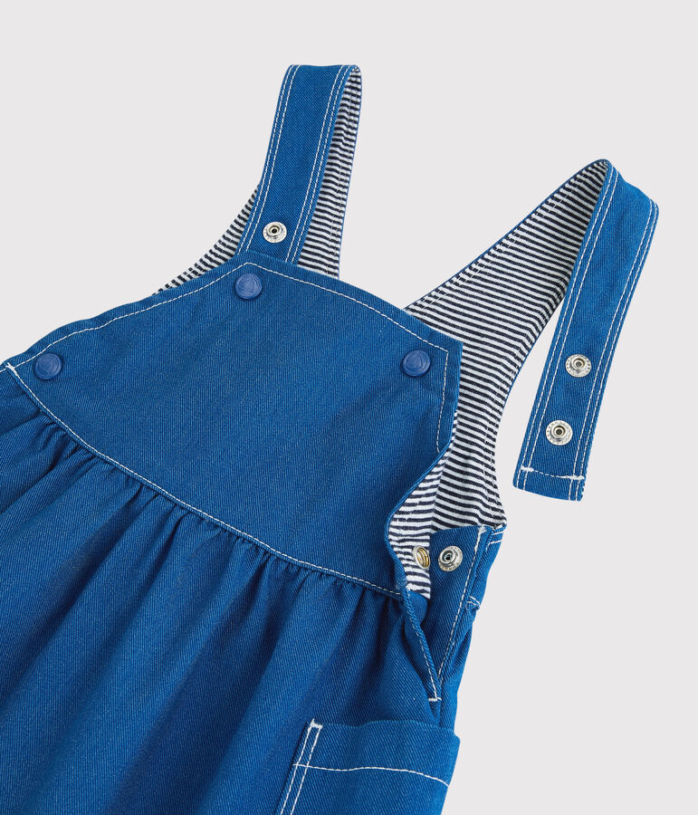 Robe en coton b&eacute;b&eacute;. bleu MAJOR
