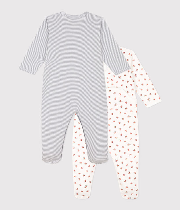 Lot de 2 pyjamas b&eacute;b&eacute; multicouleur