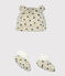 Lot bonnet et chaussons bébé garçon en laine et coton variante 1