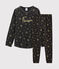 Pyjama petite fille en côte gris CAPECOD/jaune OR