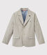 Veste garçon en toile rayée