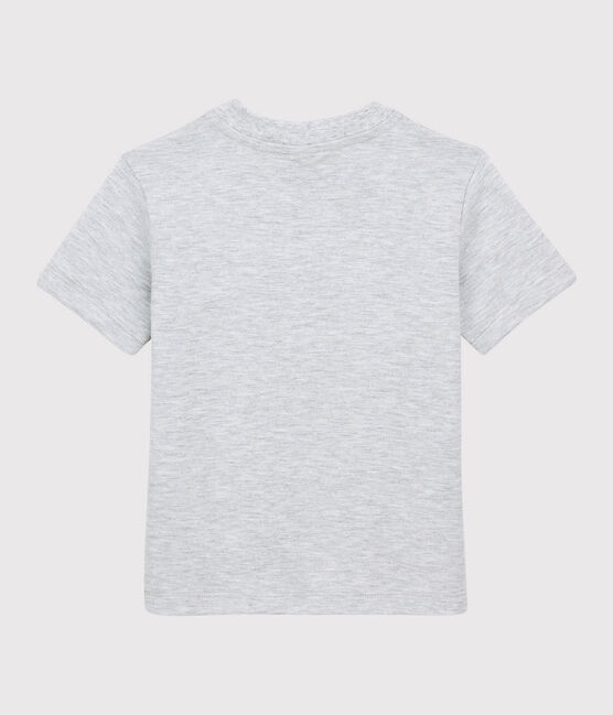 Tee-shirt manches courtes en jersey enfant garçon gris POUSSIERE CHINE