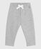 Pantalon bébé en coton uni gris FUMEE CHINE