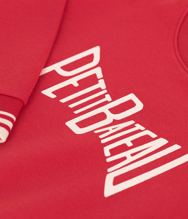 Sweatshirt enfant mixte en coton mprim&eacute; SPI