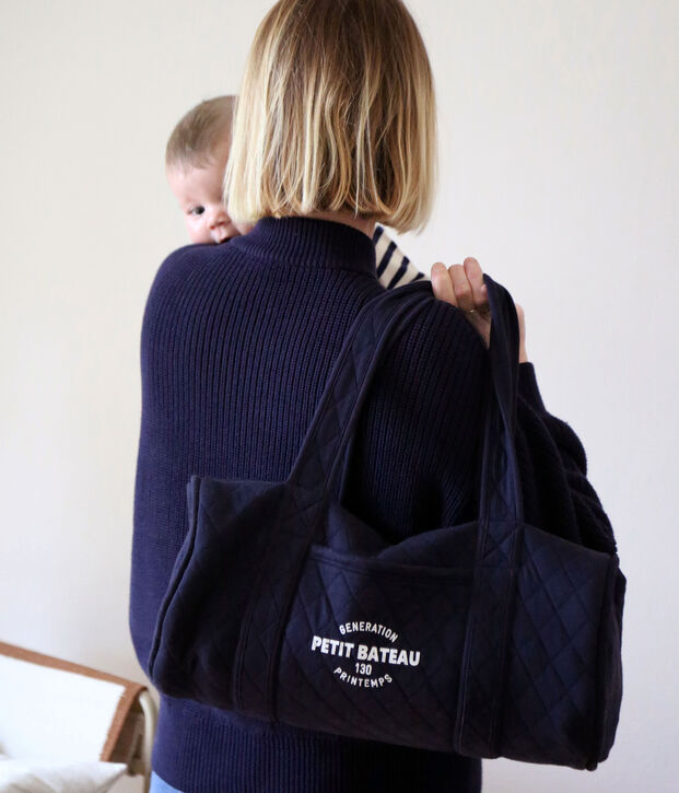L'indispensable sac Petit Bateau bleu marine