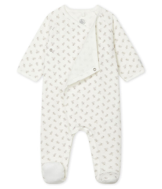 Dors bien bébé en tubique blanc MARSHMALLOW/blanc MULTICO