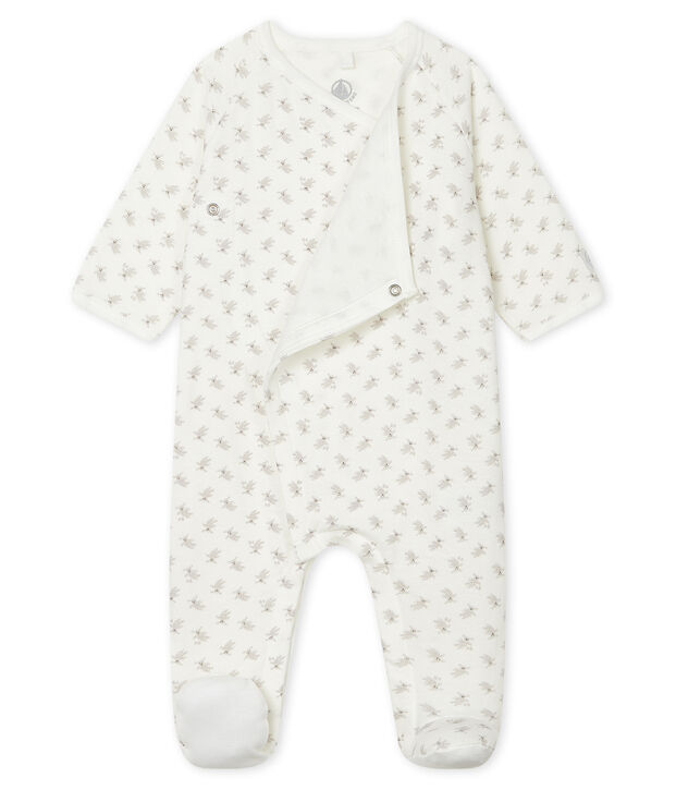 Dors bien b&eacute;b&eacute; en tubique blanc/multicouleur