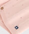 Cardigan en tricot de coton ajouré bébé rose SALINE