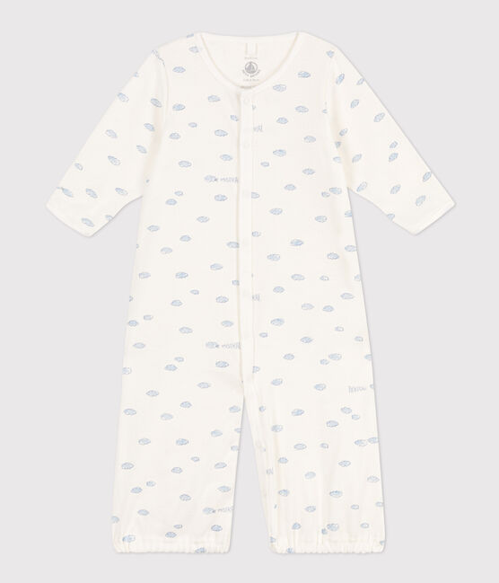 Combisac imprimé en coton blanc MARSHMALLOW/ EDNA