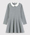 Robe manches longues enfant fille gris SUBWAY CHINE