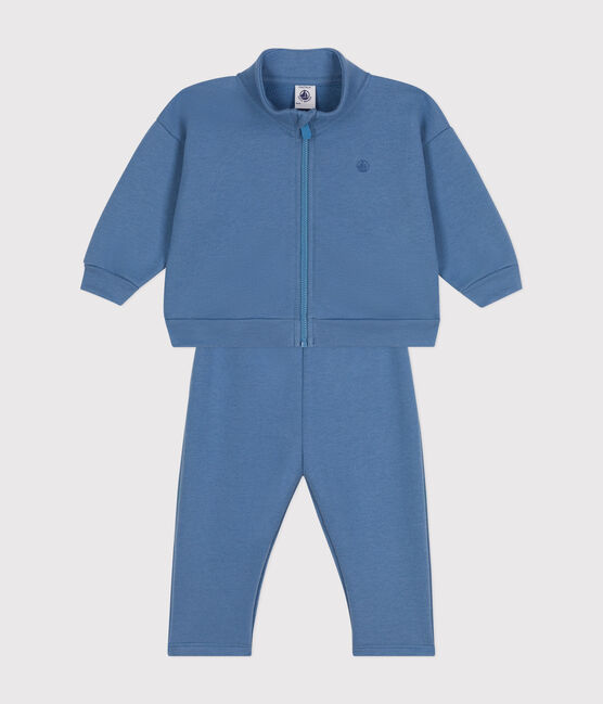Ensemble sweatshirt et pantalon bébé bleu BEACH