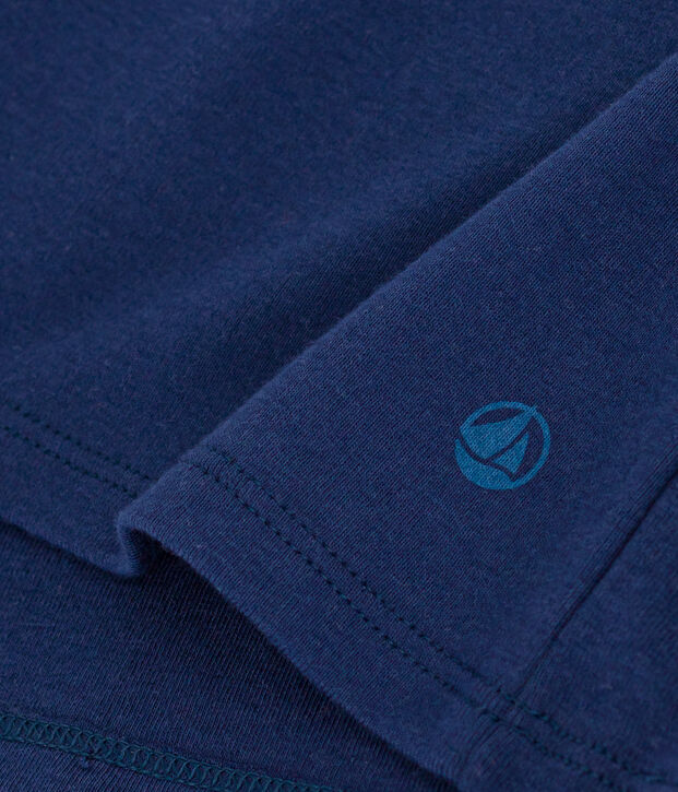 Tee-shirt L'ICONIQUE cocotte en coton Femme bleu fonc&eacute;