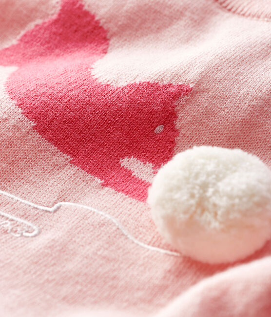 Robe manches longues bébé fille rose MINOIS