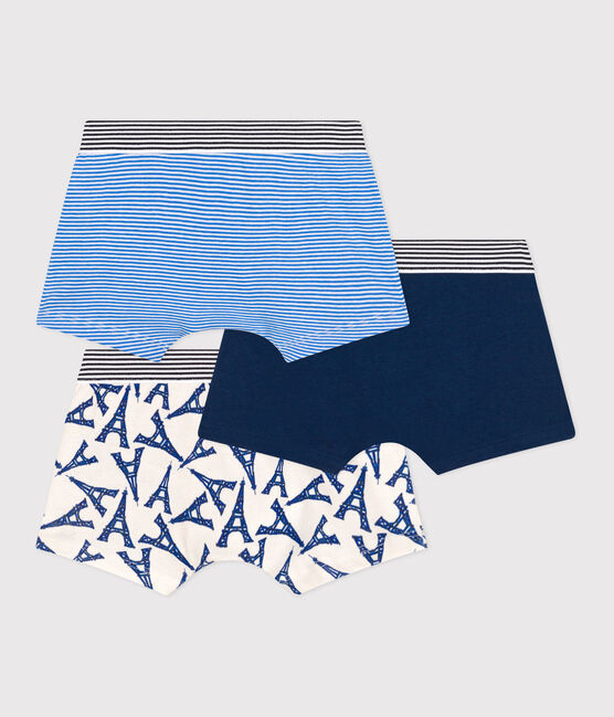 Lot de 3 boxers Paris en coton enfant variante 1
