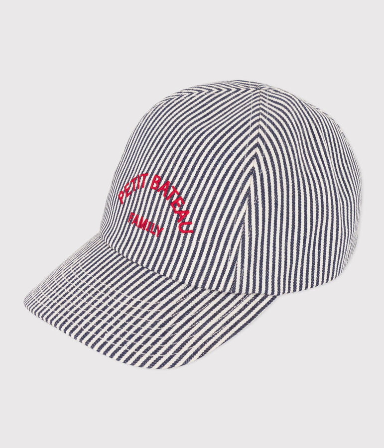 Casquette Petit Bateau Family enfant mixte bleu/blanc