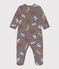 Pyjama bébé animaux en molleton BONGRIS/ MULTICO