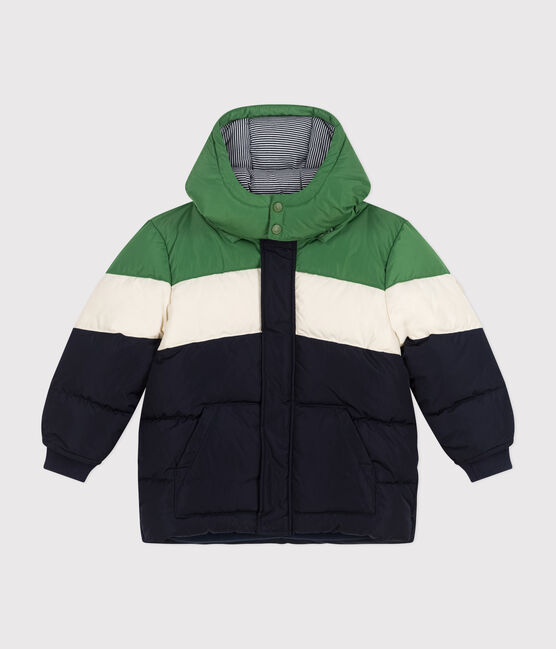 Doudoune enfant garçon bleu SMOKING/blanc MULTICO