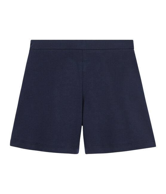 Bermuda maille enfant fille bleu SMOKING